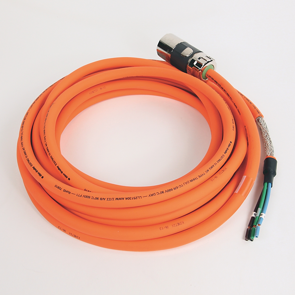 Product image for Cable power non-flex 10AWG TPE M7 orange 12m