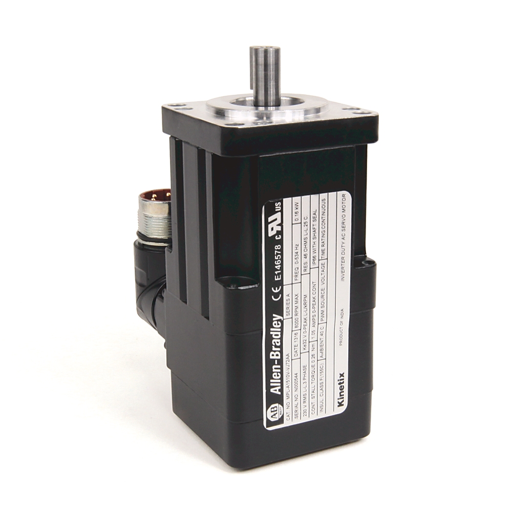 Product image for Motor servo low-inertia multi-turn no brake 200V 8000RPM 25.4mm stack 63mm