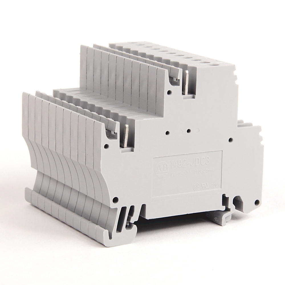 Product image for IEC 2-Ckt Plug-In Comb Conn Blk 2.5mm