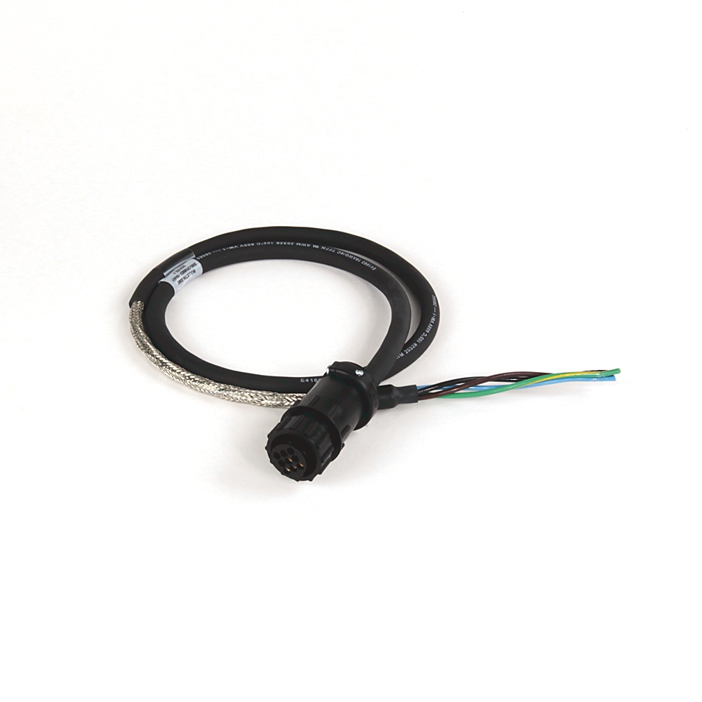 Product image for Cable power non-flex 16AWG TPE M6 black 1m