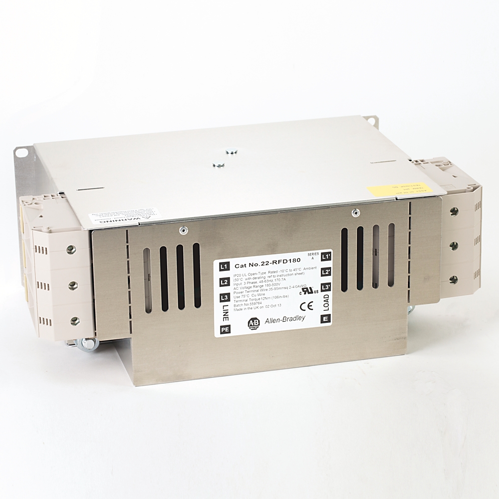 Product image for Filter line 3-phase 50HP 180A 200-240V