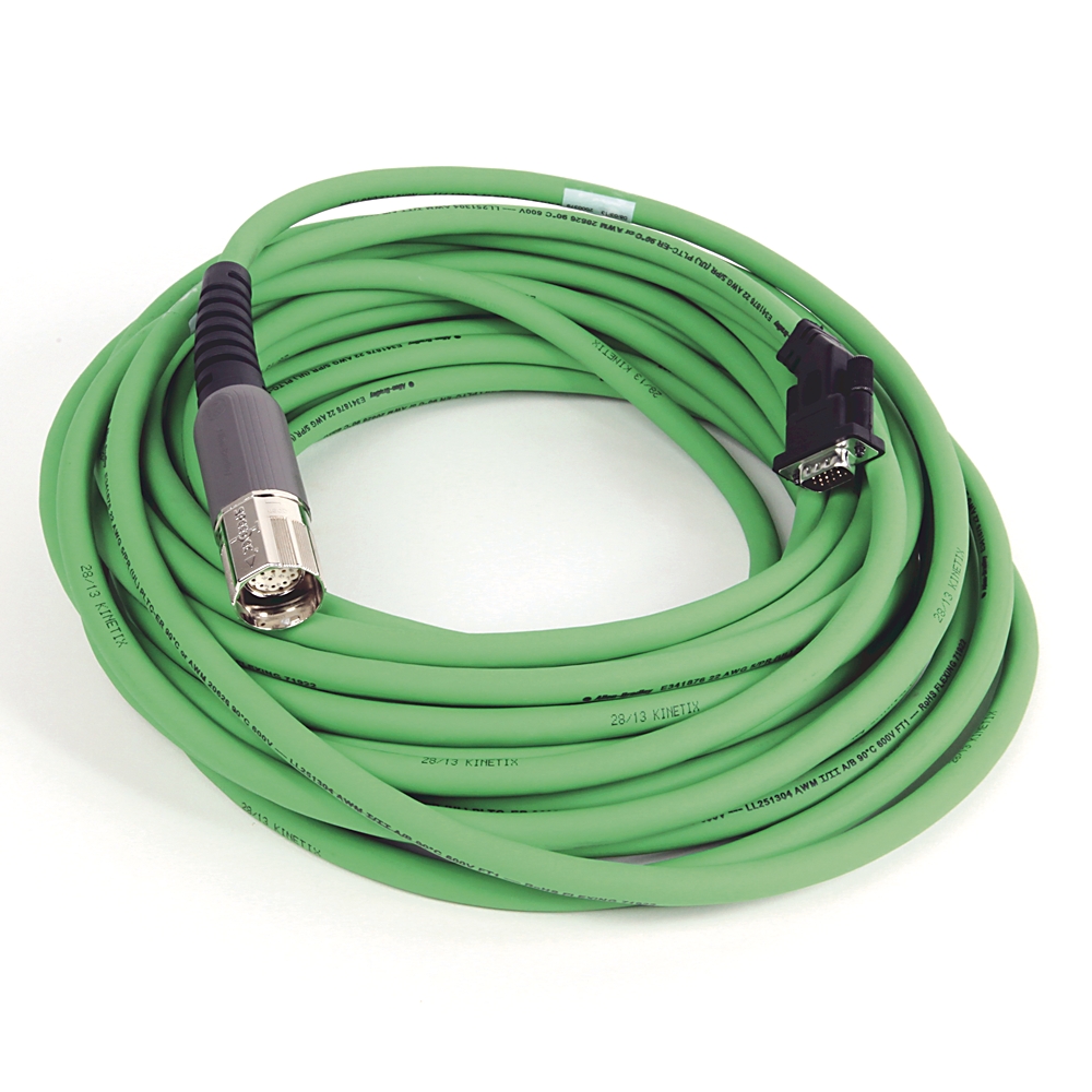 Product image for Cable feedback continuous flex 22AWG TPE M7 green 15m