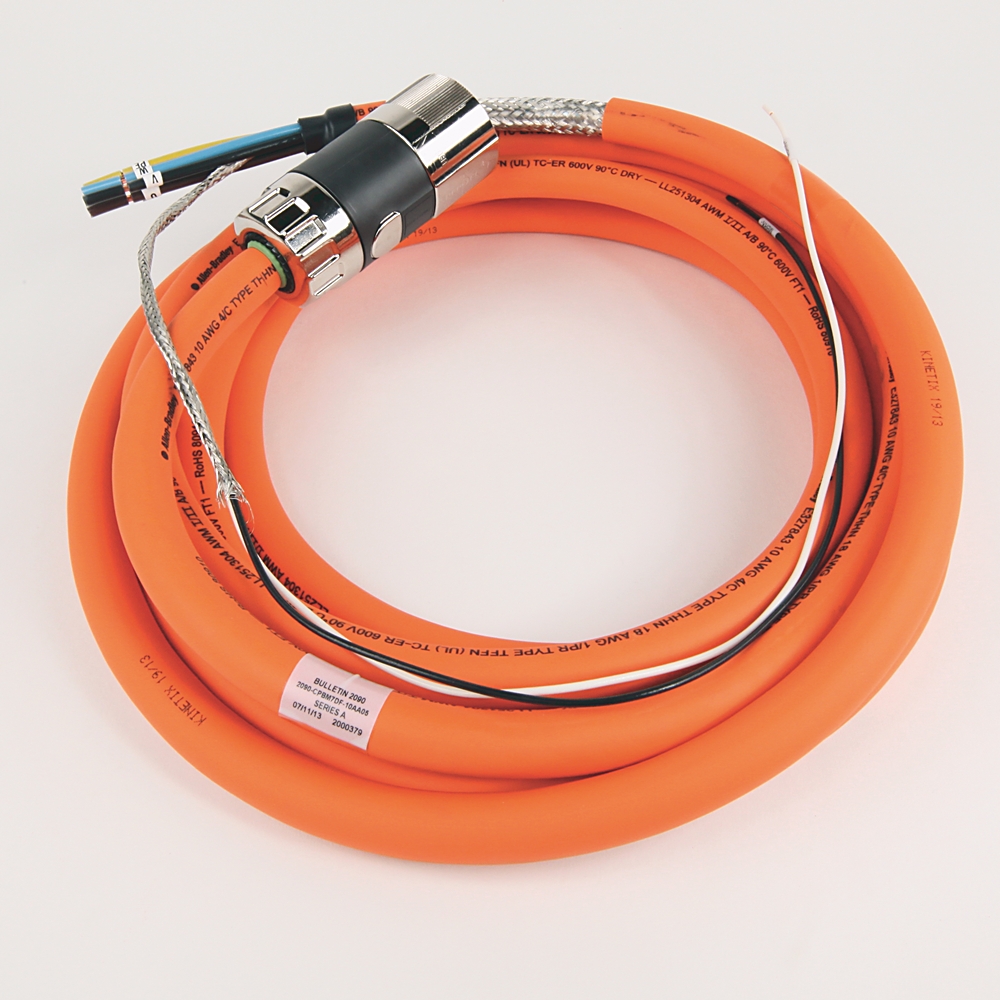 Product image for Cable motor/actuator standard non-flex TPE orange 5m