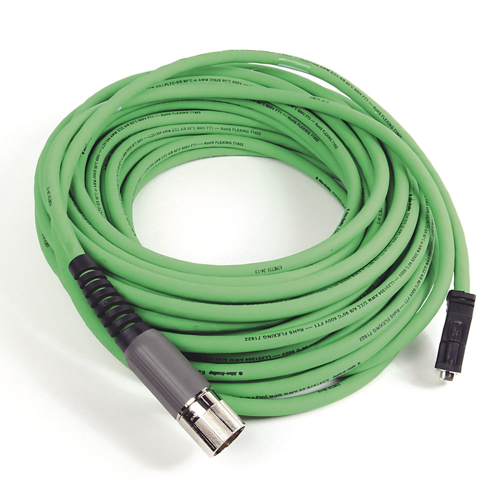 Product image for Cable feedback continuous flex 22AWG TPE M7 green 20m