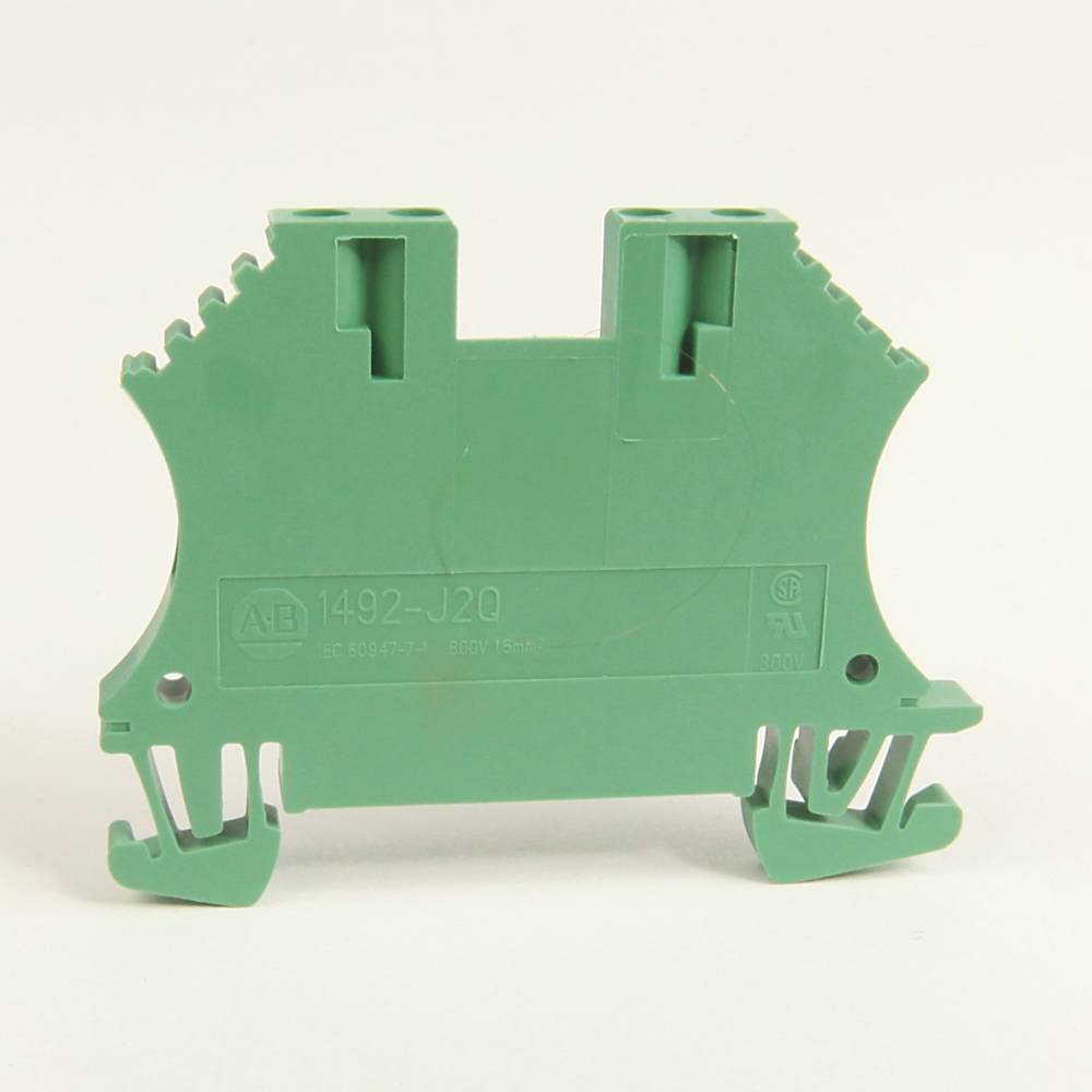 Product image for IEC 1-Ckt Feed-Thru Blk,2 Conn Pts,1.5mm