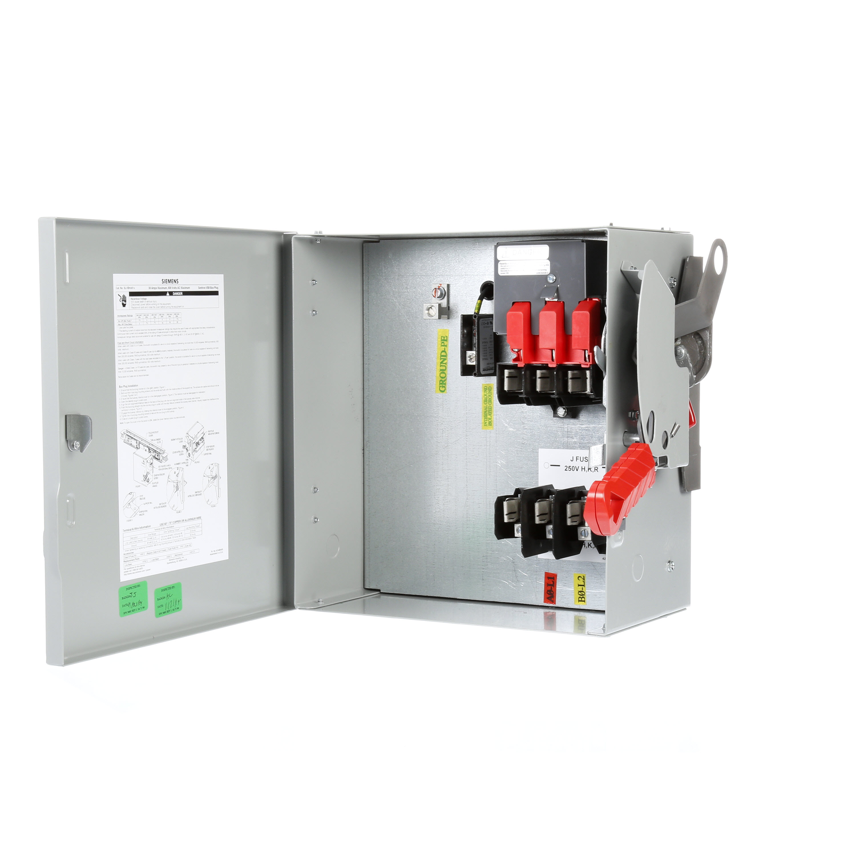 Product image for SENTRON SLVB 3P3W 600V 30A IP40 w. Grnd