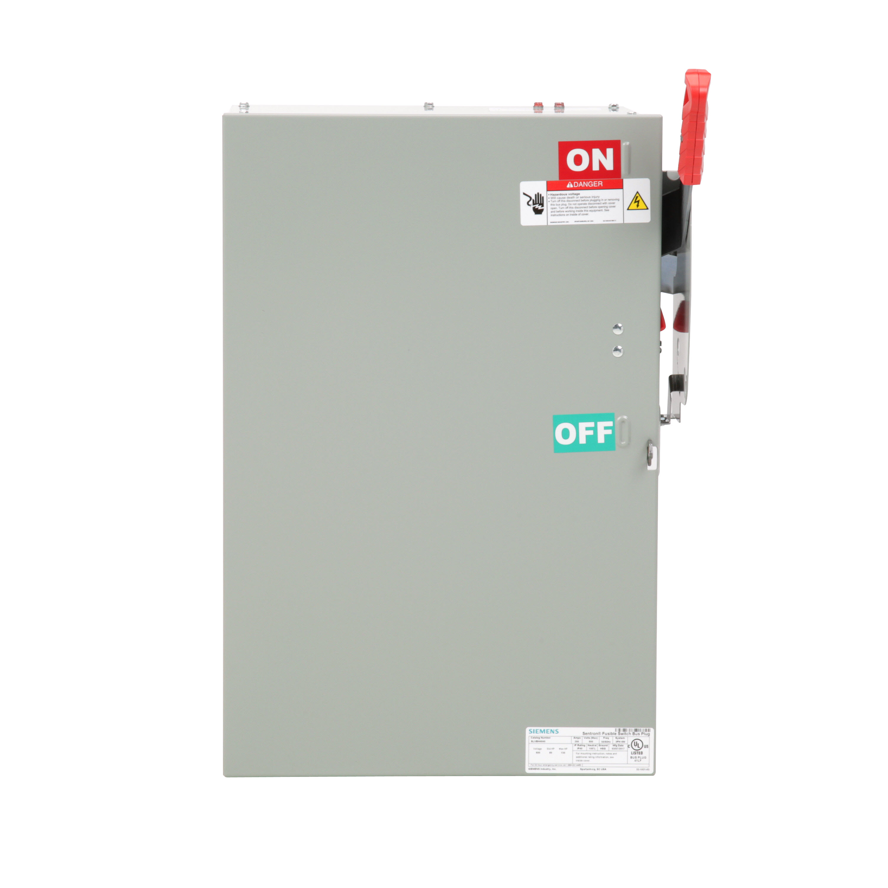 Product image for SENTRON SLVB 3P3W 600V 200A IP55