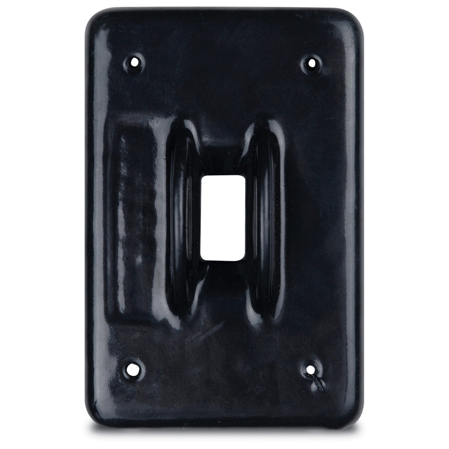 Product image for Cover switch toggle 1-gang iron grey
