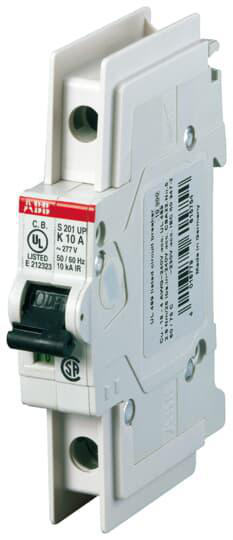Product image for MCB S200UP 1P 6A C CURVE 277VAC