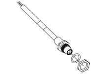 Product image for MIC 5P F/FR 1M SHLD PBUS PUR