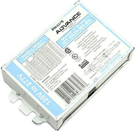 Product image for Electronic fluorescent ballast for 26W CFL (4-pin) 120-277V, Programmed Start, Mark 7, dimmable 0-10V