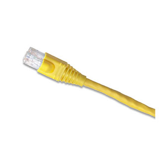 Product image for Cord patch CAT-6 standard yellow 5'