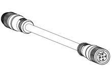 Product image for BRADH DND22A-M010 1300280028 MIC 5P M/MFE 1M DN THIN