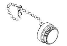 Product image for CLOSURE CAP WITH 1IN.-16 EXTER