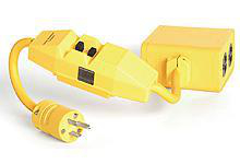 Product image for 20A.-IN-LINE GFCI W/PLUG & BOX