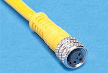 Product image for NC 3P FP 2M 90D LED PNP - 24AWG
