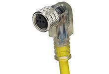 Product image for NC 3P FP 5M 90D LED PNP - 24AWG