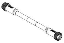 Product image for Cordset MINI-CHANGE straight female/male 5-pole 5m