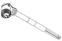 Product image for MC 5P FP 12' 90D - 16/5 PVC