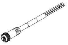 Product image for BRADH 208002A01F060 1300070199 MC 8P MP 6FT 16/8 PVC CORD