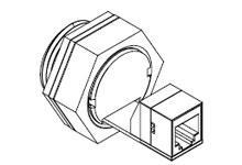 Product image for ENET FR/FR PASS-THRU RJ11 SHLD