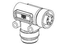 Product image for 115060A 90D MALE TO FEM CONN.N