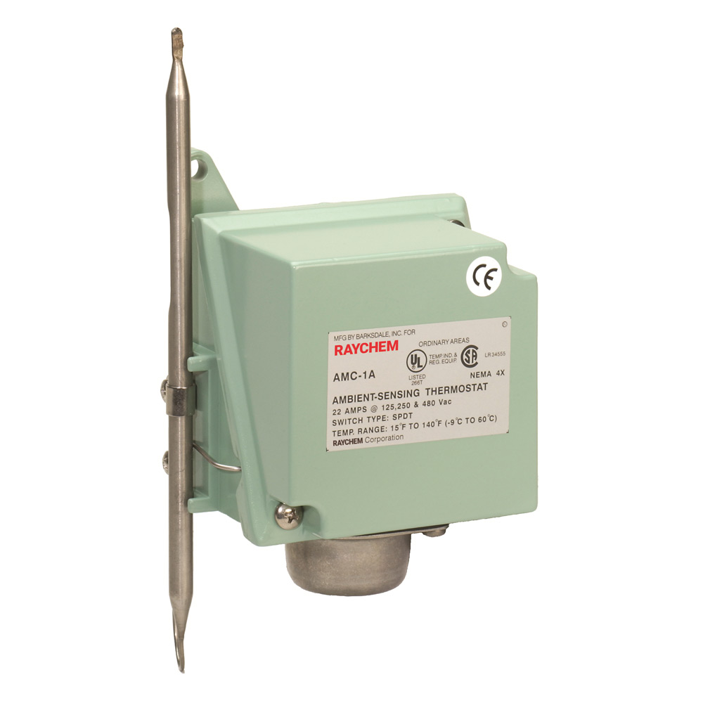 RAYCHEM_HEATING AMC-1A THERMOSTAT 15DEGREE TO 140DEGREE FAHRENHEIT FOR NON HAZARDOUS LOCATIONS AMBIENT SENSING