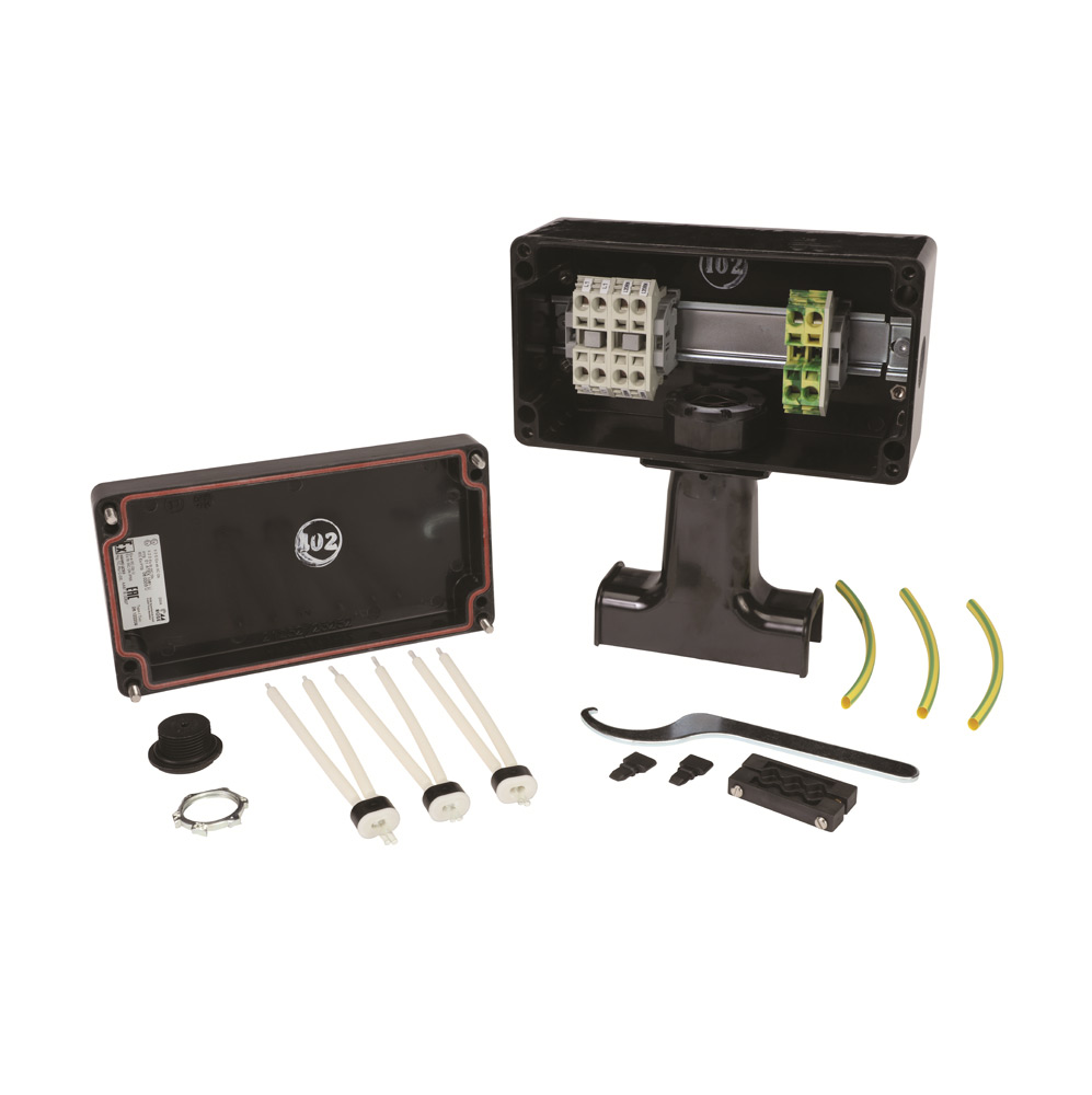 Product image for Power Connection Kit/Splice/T with Junction Box, max 3 heating cables