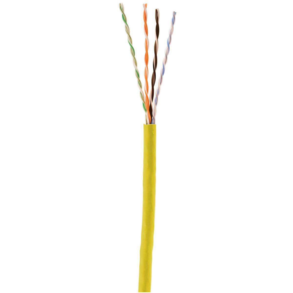 Product image for CABLE, HPW, C6, PLENUM, YL, REELE (MS90)