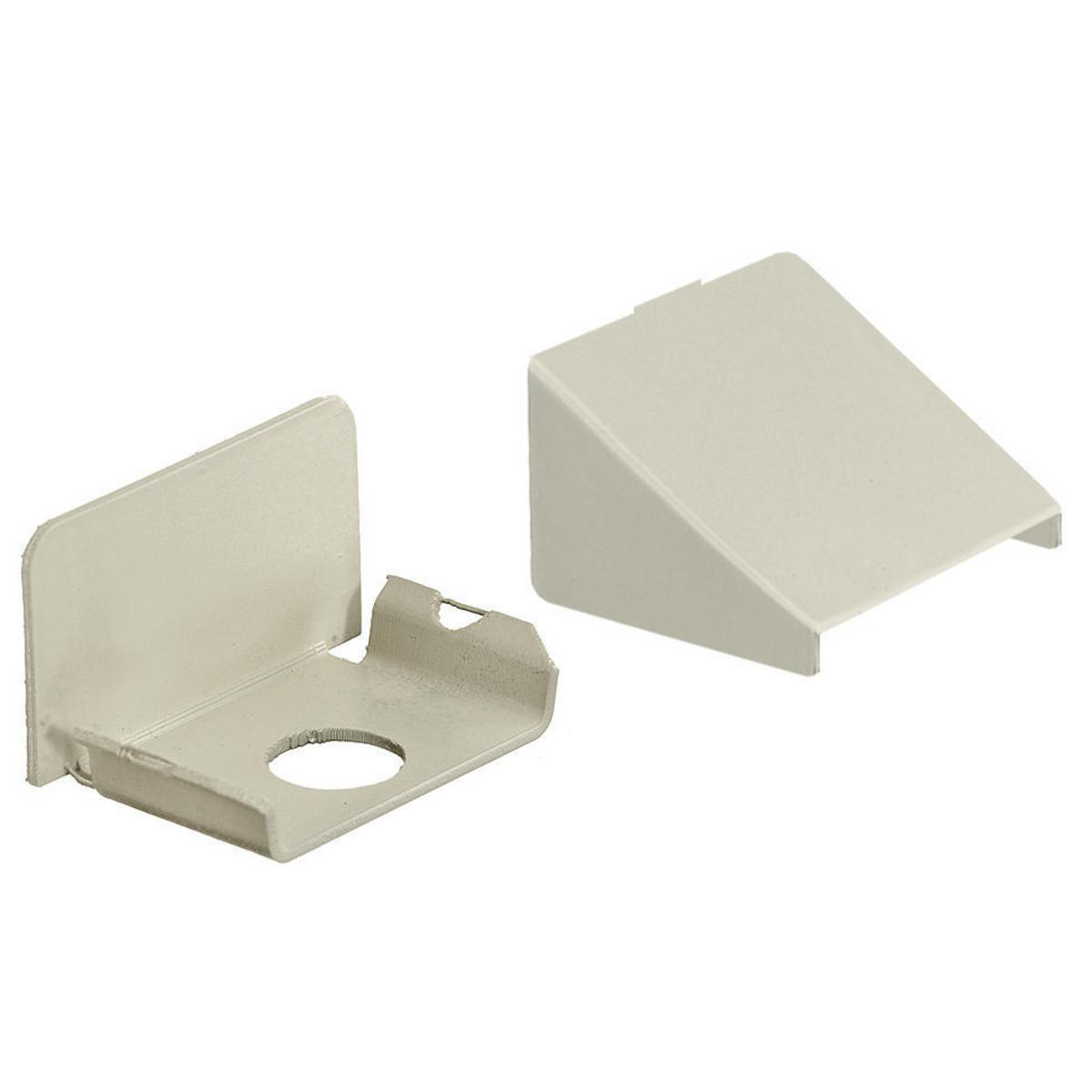 Product image for Fitting end entrance undivided for HBL2400 raceway ivory