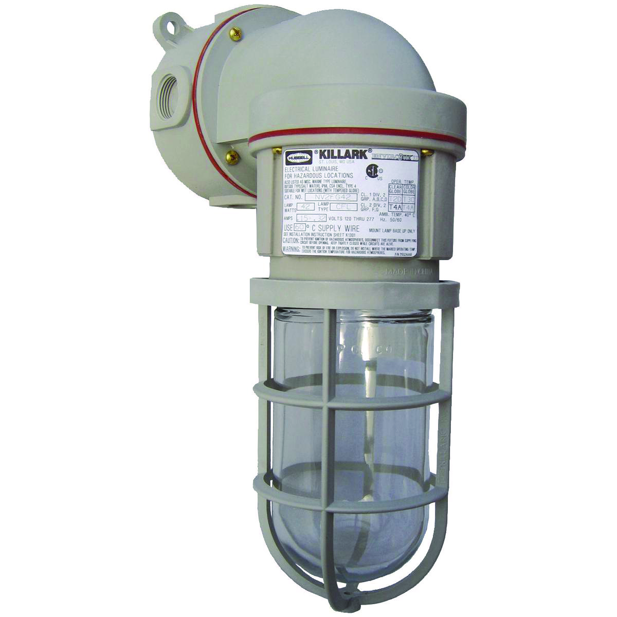 Product image for DISCONTINUED-FL42 120-277WALL TEM GL/GRD