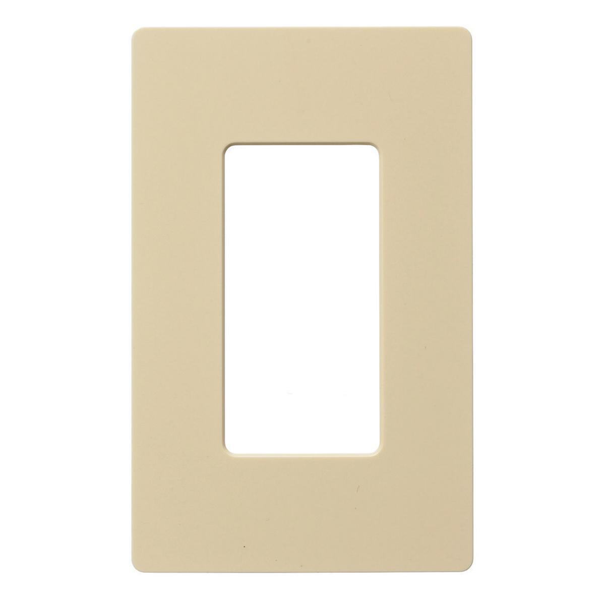 Product image for Plate wall 1-gang 1-decorator snap-on ivory