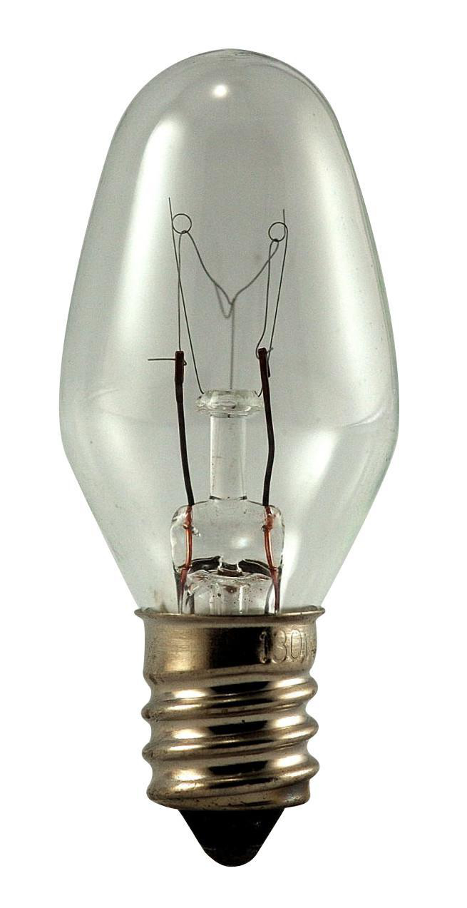 Product image for Lamp C-7 10W 120V E12 candle