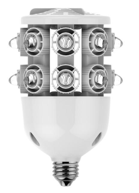 Product image for DISCONTINUED -LITESPAN LED POST TOP 25W 2600LM 4K 65+CRI 120-277V NON-DIM E26 BA