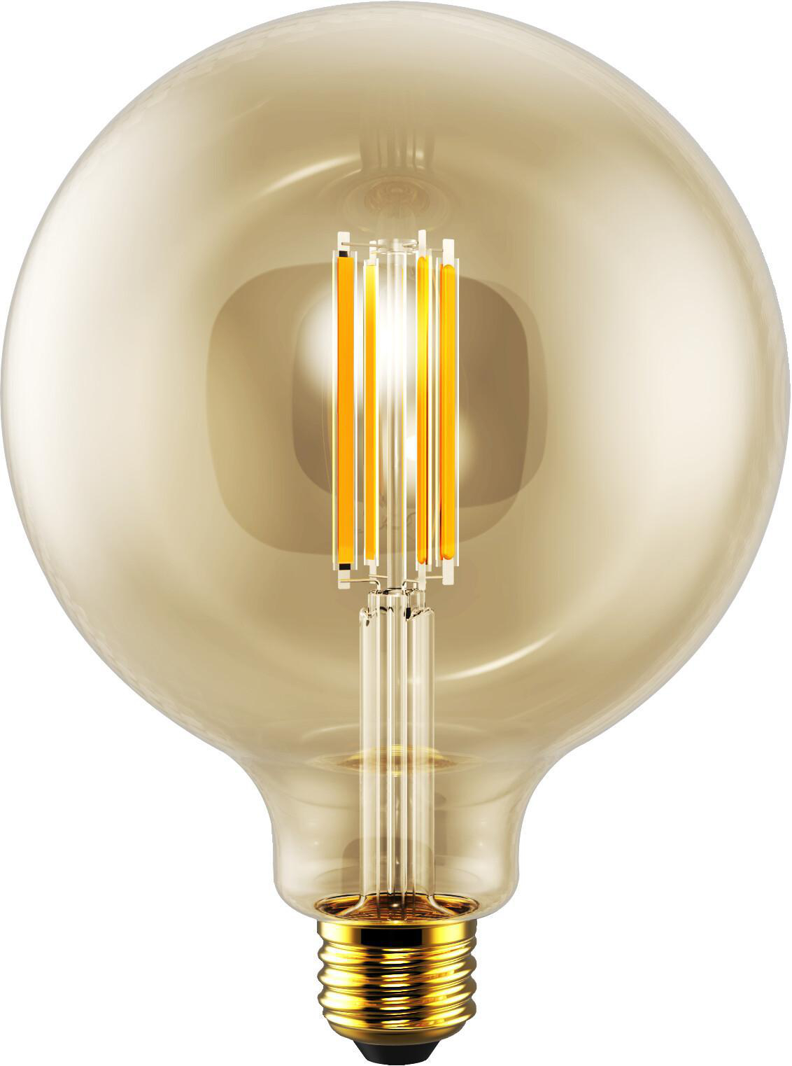 Product image for DISCONTINUED -2200K LED ADVANTAGE FILAMENT G40 320 DEG, 5W-400LM, DIMMABLE, 80C