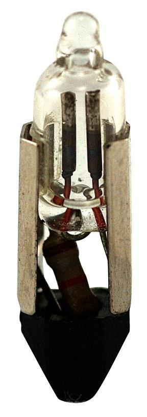 Product image for 120V NEON 18K RESISTOR T-2 SLIDE BASE