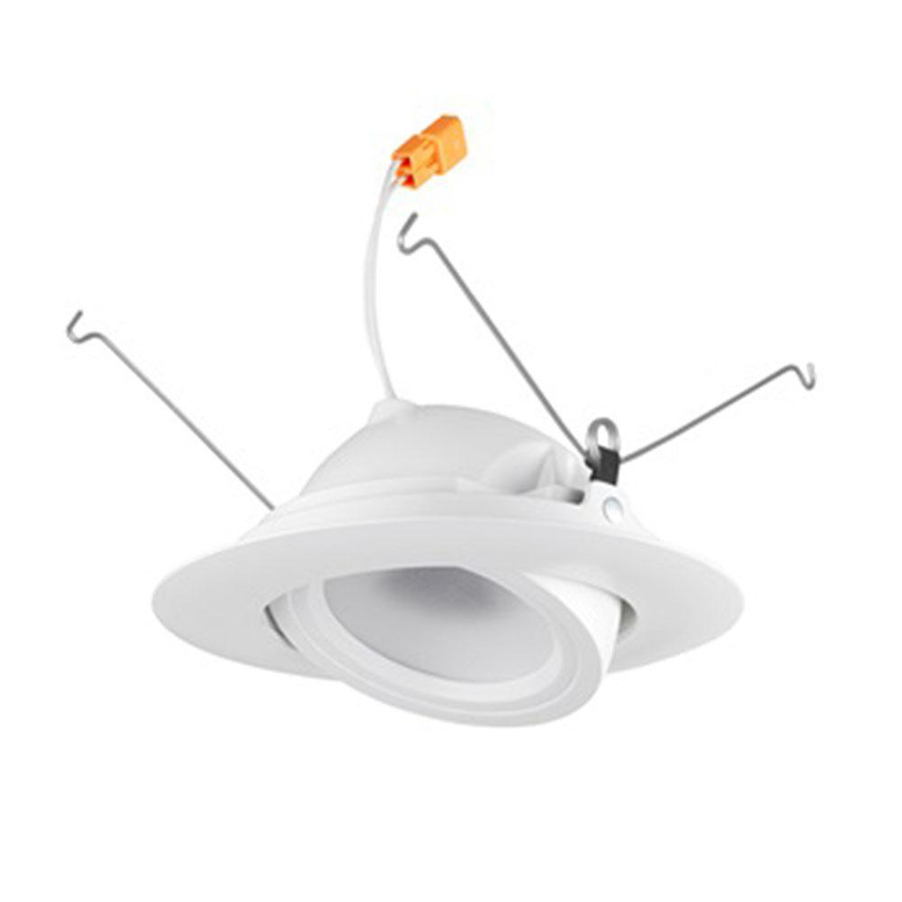 Product image for JUNO 5RLA 06LM 30K 90CRI WFL 120 FRPC WH FIXTURE LED ADJUSTABLE TRIM 120V 3K WHITE