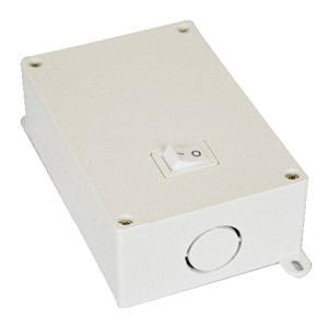 Product image for UNDERCABINET HARDWIRE BOX FOR FLUO LED 120 V WHITE