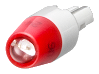Product image for ACCESSORY, LED WEDGE-BASE,24VDC,RED