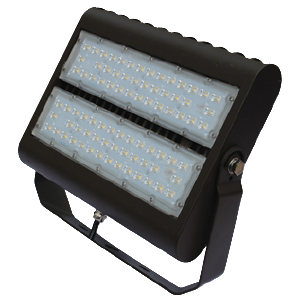 Product image for LED FLOODS 150W 17892L 277-480V 4000K 120.. YOKE BRONZE