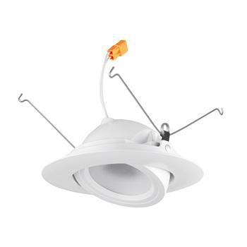 Product image for JUNO 5RLA G2 06LM 30K 90CRI WFL 120 FRPC WH *257KHT FIXTURE LED ADJUSTABLE TRIM 120V 3K WHITE G2