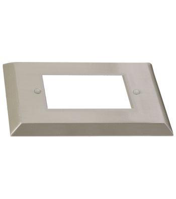 Product image for WALL GRAZE,LED LIGHT,1.4W,RN SQUARE,BRUSHED NICKEL