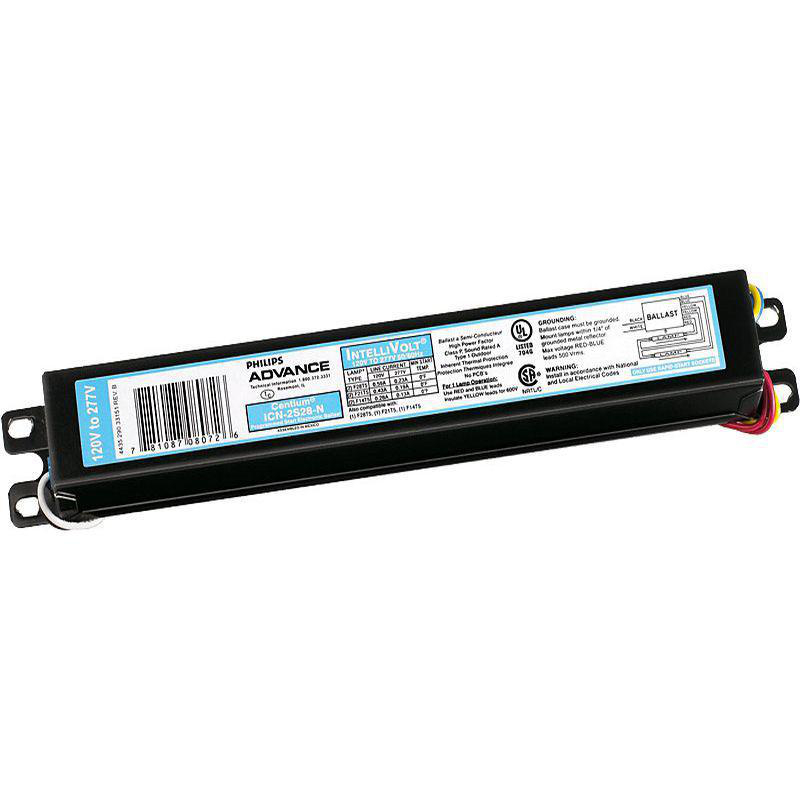 ADVBAL ICN2S28N35M 198911 BALLAST F2 F28T5 120V- 277V