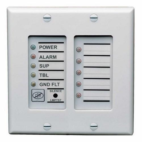 Product image for Annunciator trim plate 2-gang white