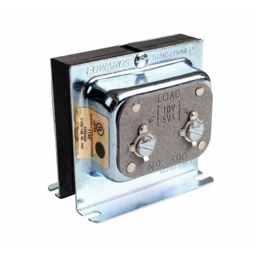 Product image for EDWARDS 590 TRANSFORMER CLASS2 120VAC 10V 5VA FOR CHIMES BELLS