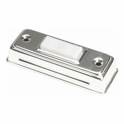 Product image for Door bell 1 button illuminated 6/16VAC brass