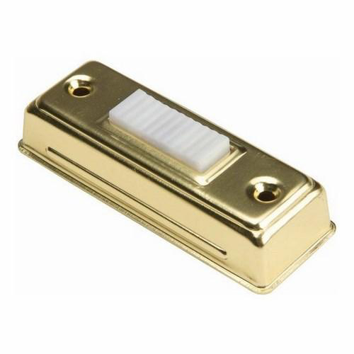 Product image for Door bell 1 button illuminated 6/16VAC aluminium