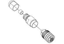 Product image for MIC 5P F-ATTCH STR PG9 DNET