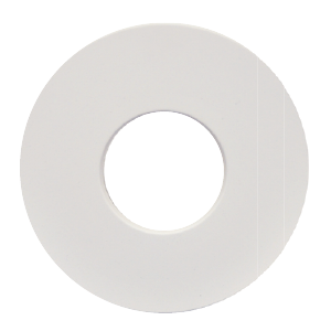 Product image for GIMBAL TRIM 4IN WHITE FLAT ROUND