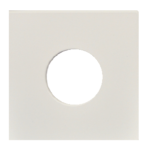 Product image for GIMBAL TRIM 4IN WHITE FLAT SQUARE